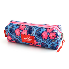 Flower Tile Box Pencil Bag