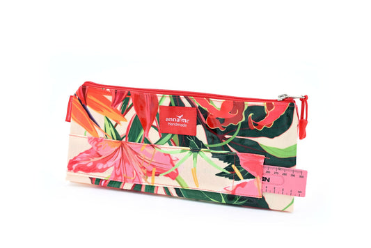 Cape Floral Double Pencil Bag
