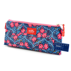 Flower Tile Double Pencil Bag