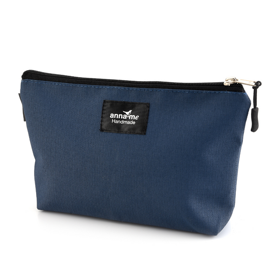 Ripstop Navy Make-up Bag - Large