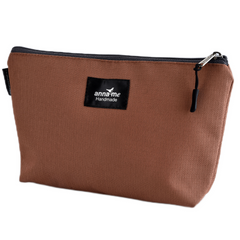 Ripstop Rust Make-up Bag - Large