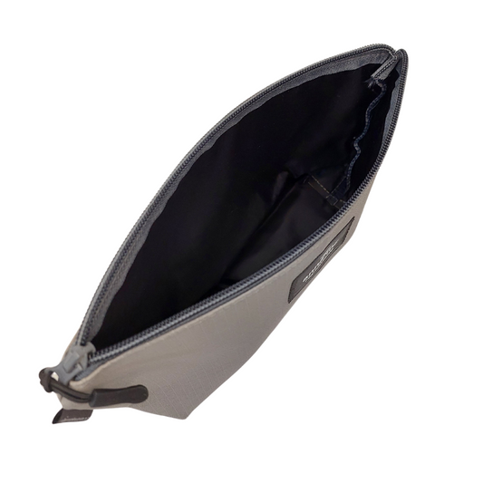Ripstop Grey Make-up Bag - Large
