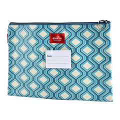 Blue Geometric School Sleeve