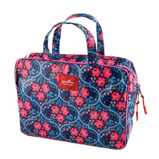 Toiletry Bag I Flower Tile