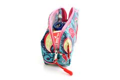 Blue Lily Box Pencil Bag