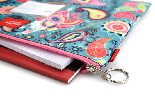 Blue Geometric School Sleeve