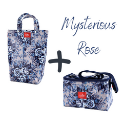 Wine Carrier & Cooler Bag Combo – Choose Your Print