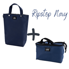 Wine Carrier & Cooler Bag Combo – Choose Your Print
