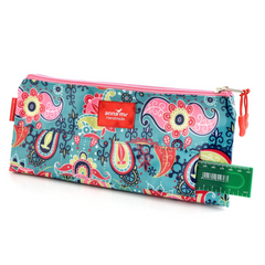 Jade Boho Double Pencil Bag