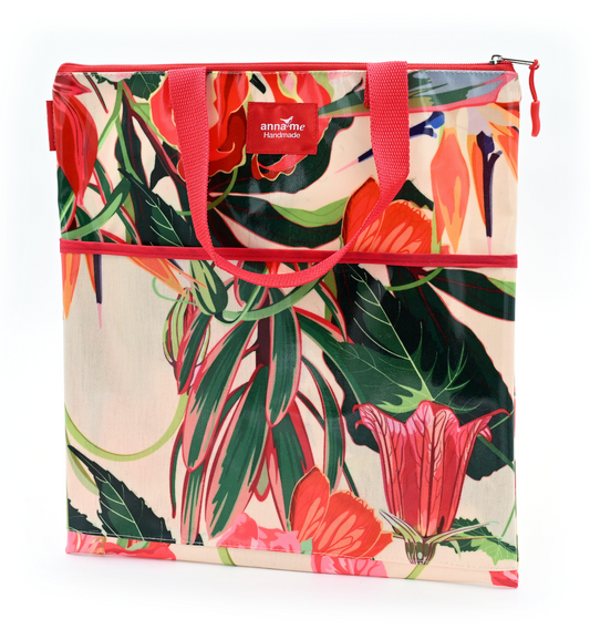 Cape Floral Library Bag