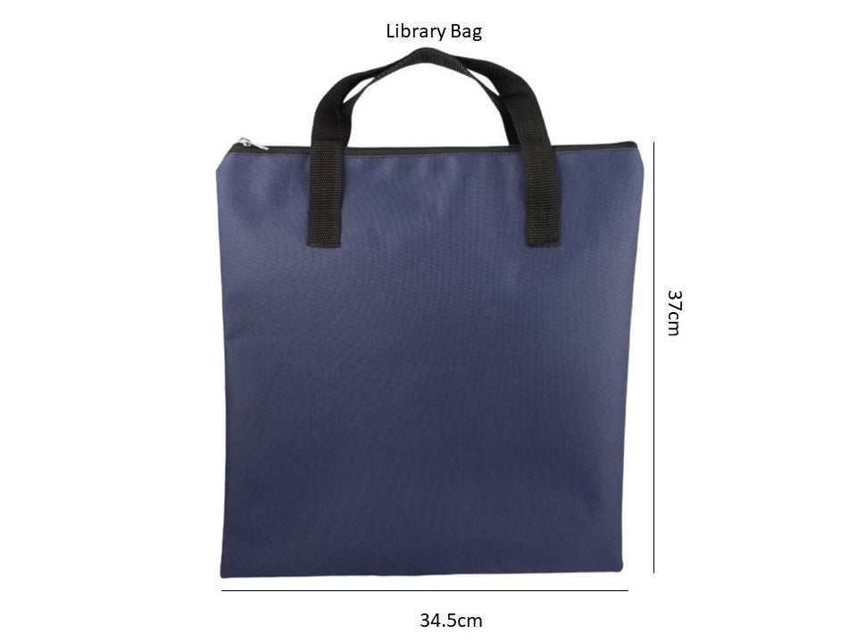 Navy Standard School Library Bag