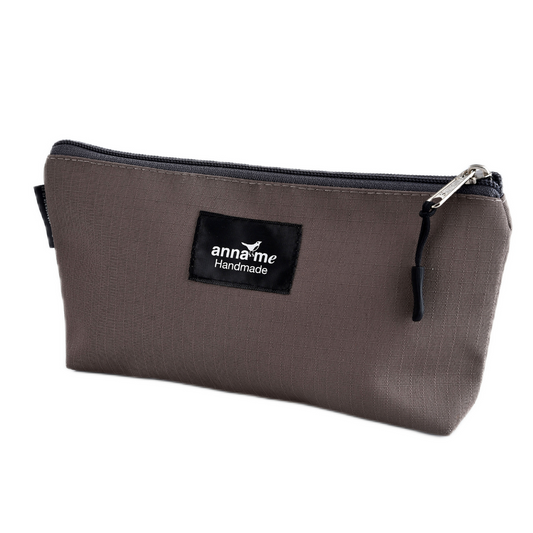 Ripstop Brown Make-up Bag - Small