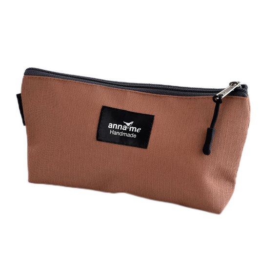 Ripstop Rust Make-up Bag - Small