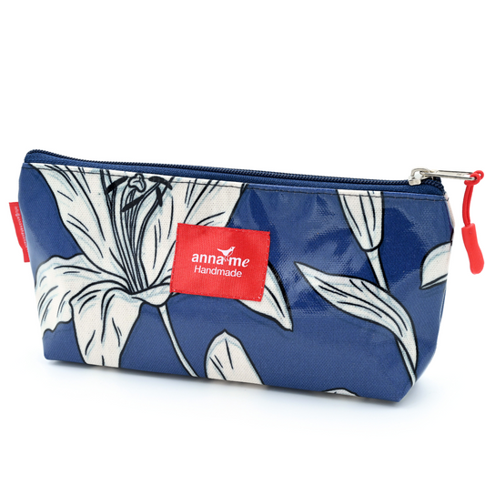 Blue Lily Make-up Bag - Small