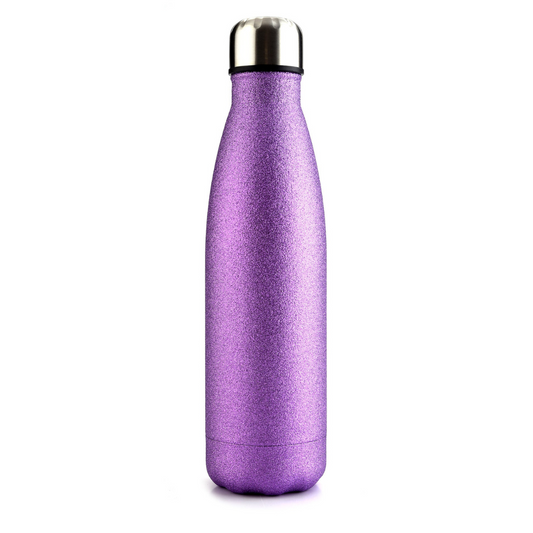 Sparkly Purple Stainless Steel Flask