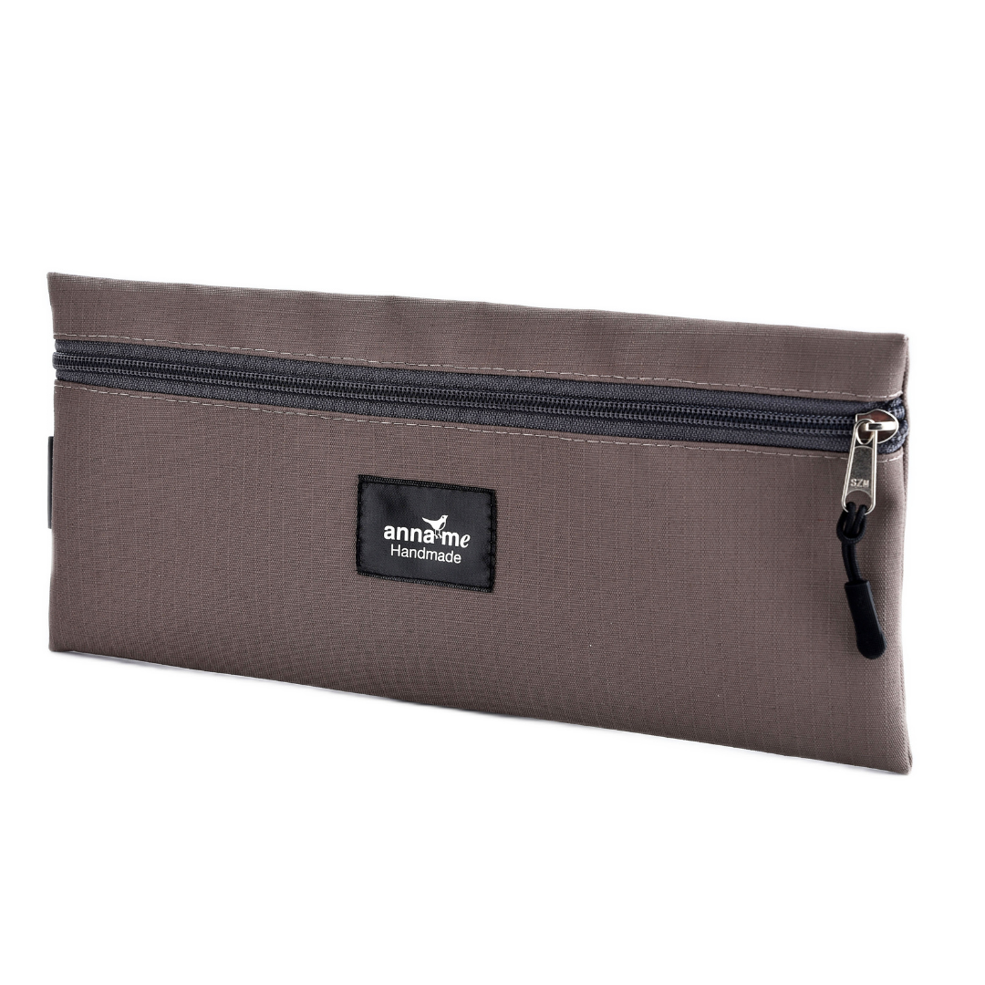 Ripstop Brown Single Pencil Bag