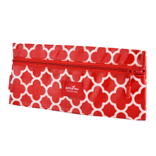 Red Single Pencil Bag