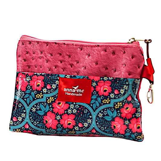 Flower Tile Travel Pouch