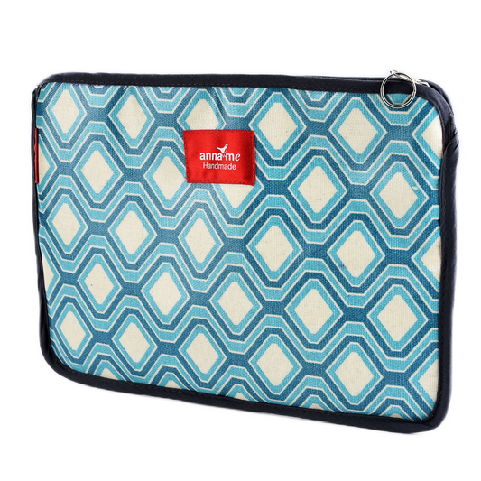 Blue Geometric Tablet Sleeve