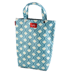 Blue Geometric Wine Carrier