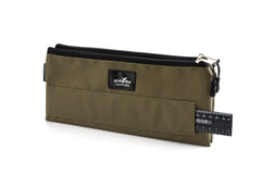 Ripstop Khaki Double Pencil Bag